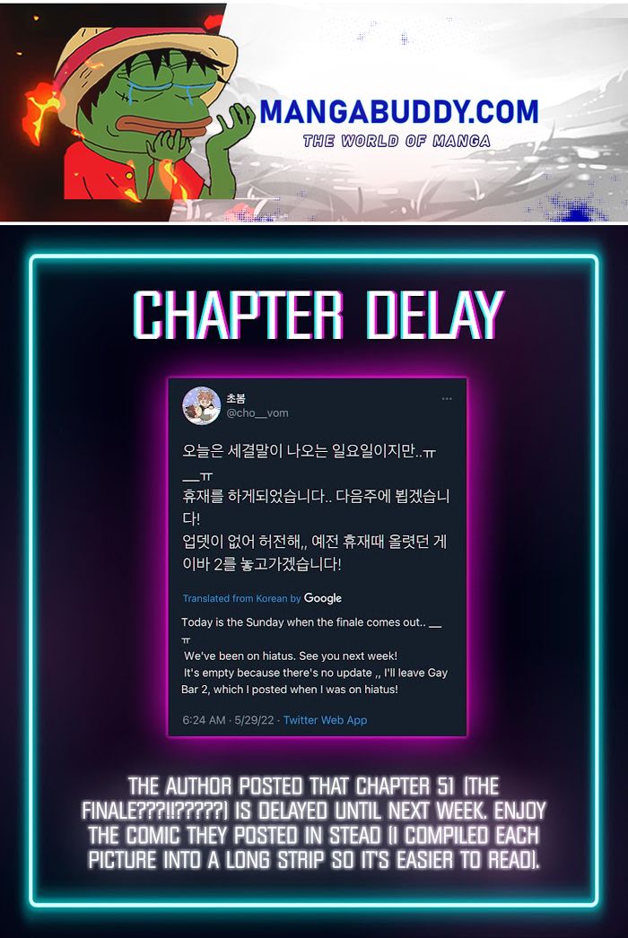 The Third Ending Chapter 50.1 : Chapter 51 Delay + Twitt. - Picture 1