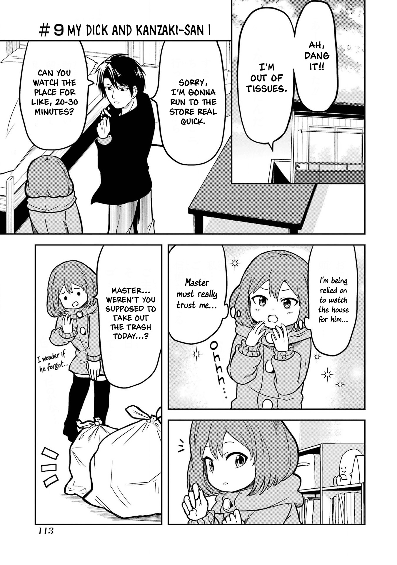 Turns Out My Dick Was A Cute Girl Vol.1 Chapter 9: My Dick And Kanzaki-San 1 - Picture 1