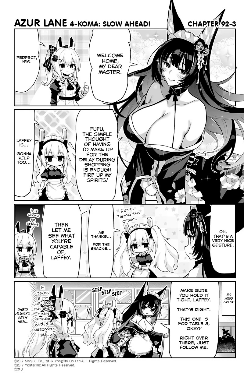 Azur Lane 4-Koma: Slow Ahead Chapter 92 - Picture 3