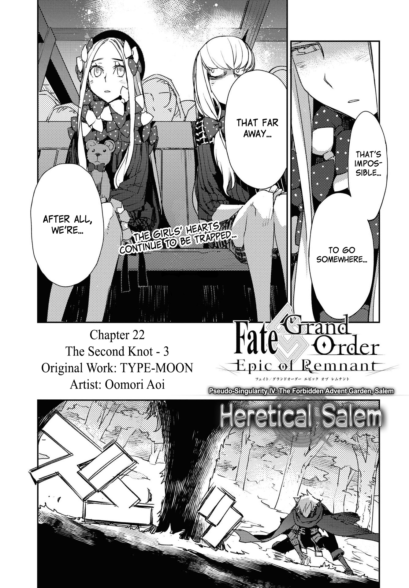 Fate/grand Order: Epic Of Remnant: Pseudo-Singularity Iv: The Forbidden Advent Garden, Salem - Heretical Salem Chapter 22: The Second Knot - 3 - Picture 3