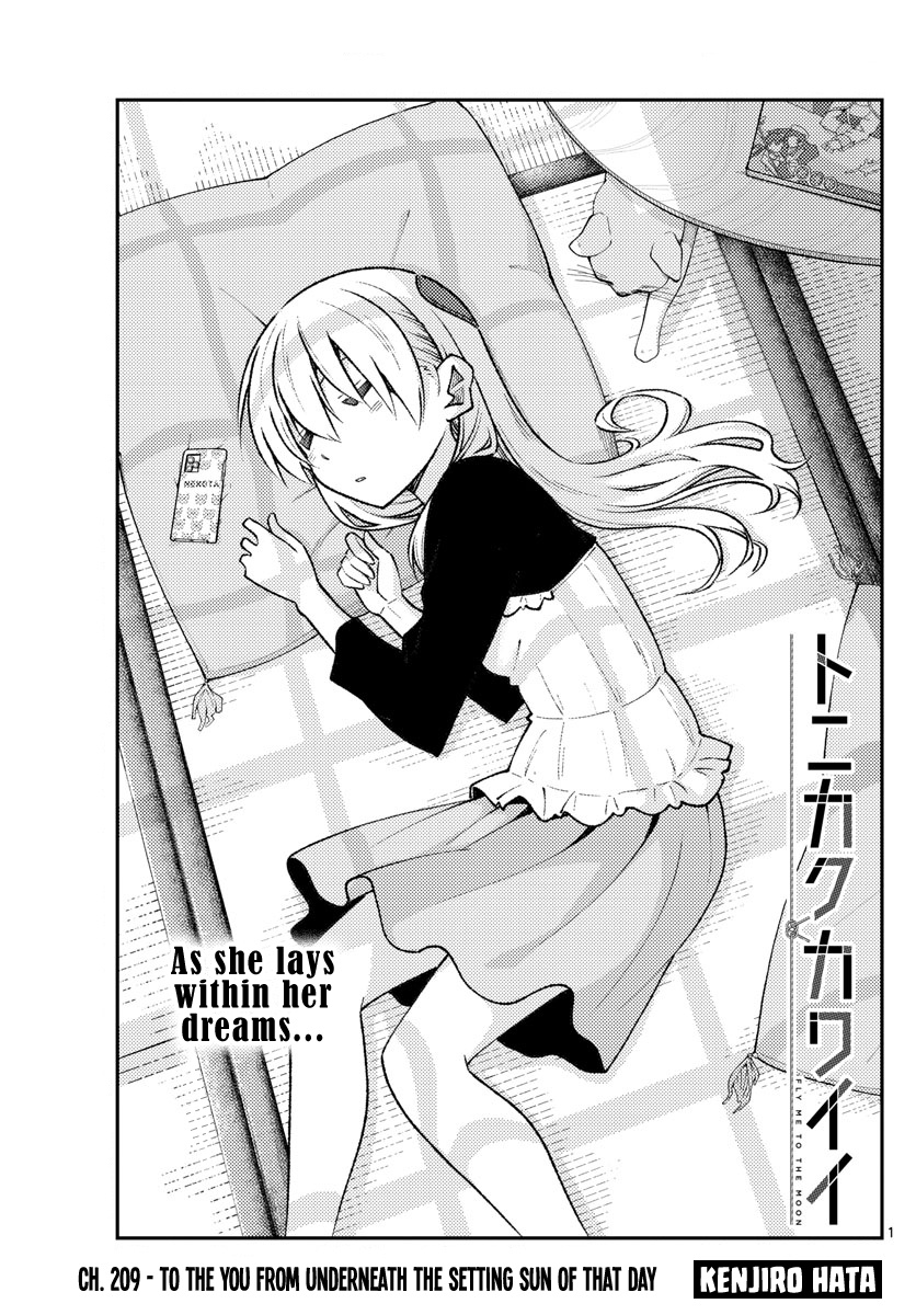 Tonikaku Cawaii Chapter 209: To The You From Underneath The Setting Sun Of That Day - Picture 1