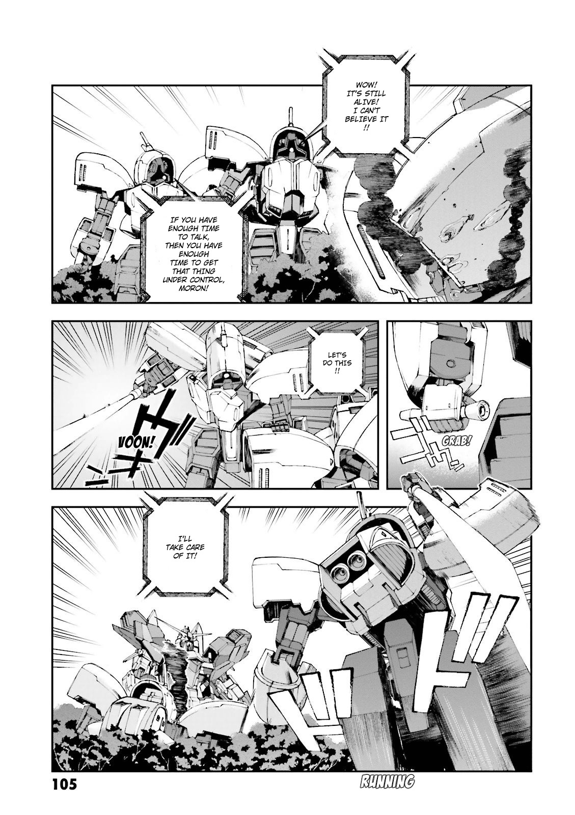 Kidou Senshi Gundam U.c. 0094 - Across The Sky Vol.4 Chapter 15: Something That Soars, Something That Crawls. - Picture 3