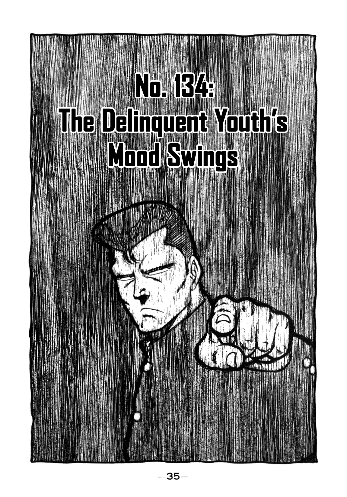 Be-Bop-Highschool Chapter 134: The Delinquent Youth's Mood Swings - Picture 1