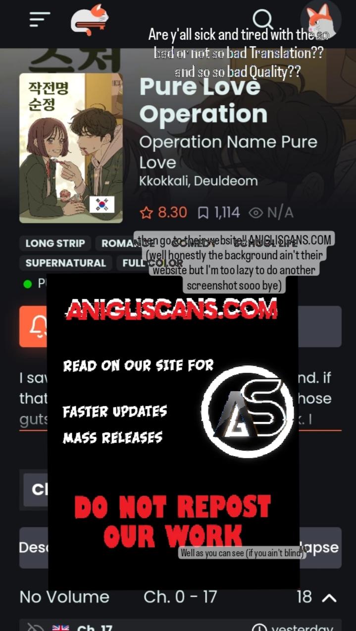 Pure Love Operation Notice - Picture 1
