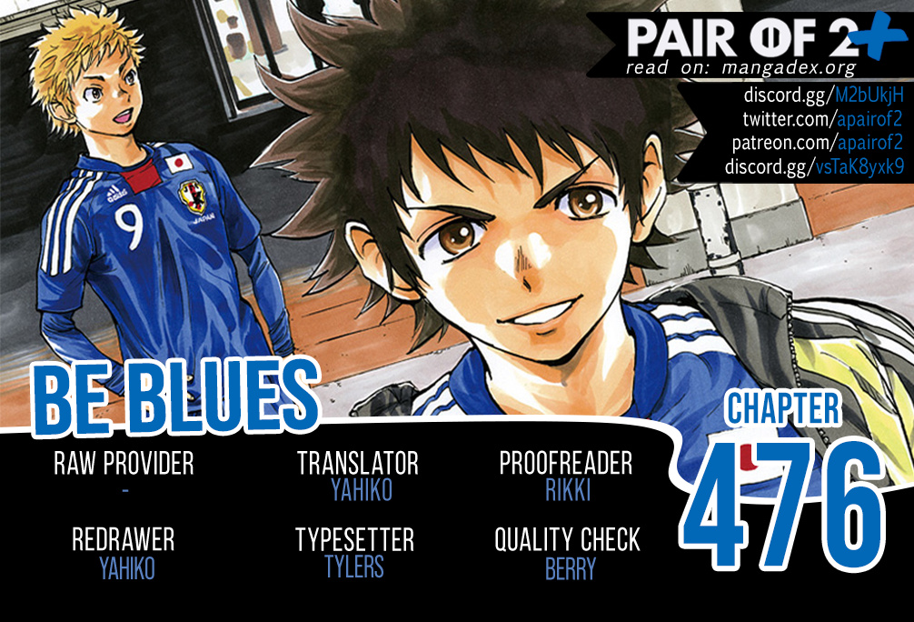 Be Blues ~Ao Ni Nare~ Vol.48 Chapter 476: What I Am After - Picture 1