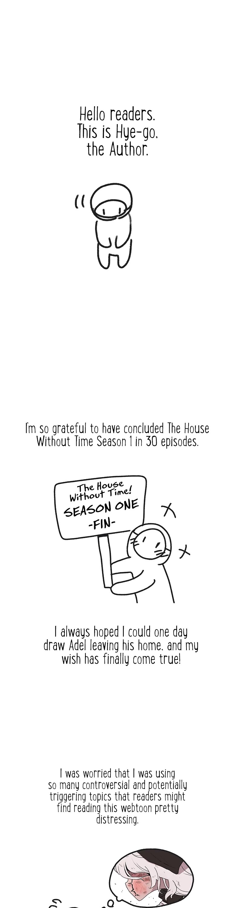 The House Without Time Chapter 30.5: Season 1 - End [Authors Notes] - Picture 1