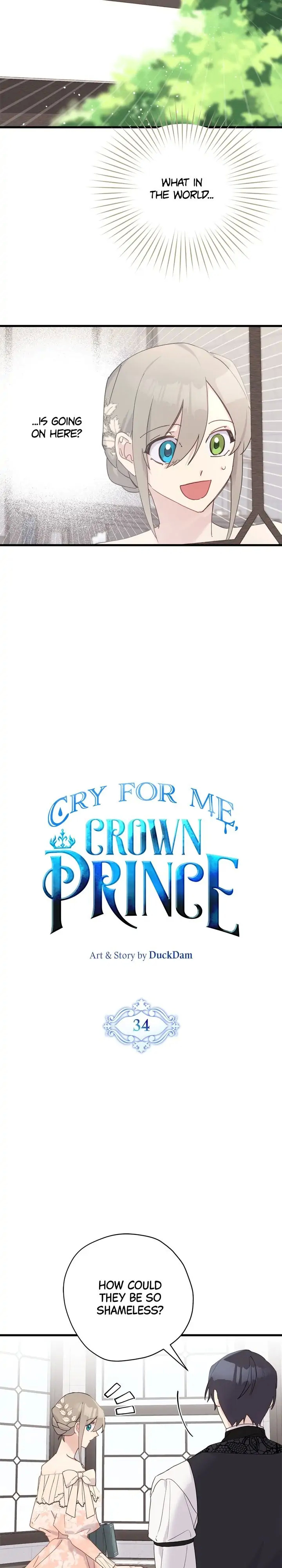 Please Cry, Crown Prince Chapter 34 - Picture 2