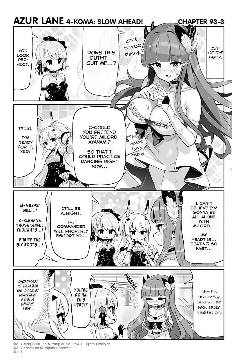 Azur Lane 4-Koma: Slow Ahead Chapter 93 - Picture 3