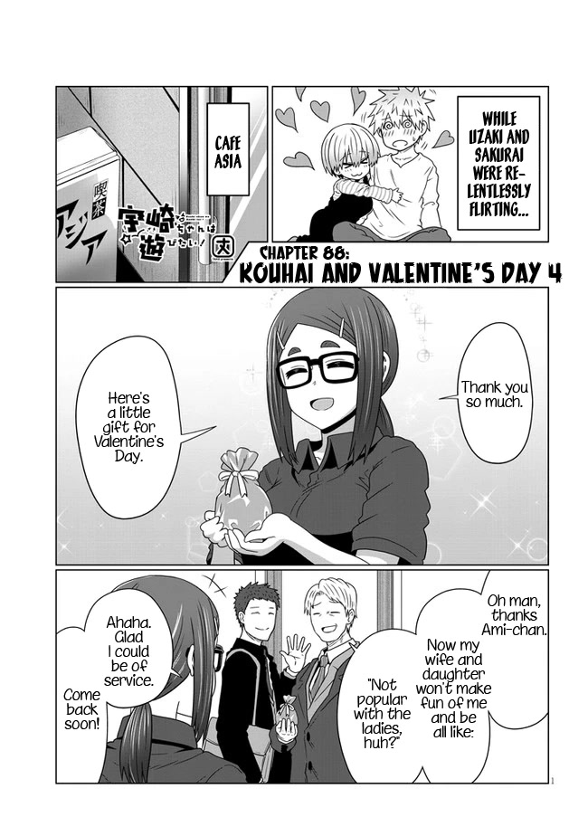 Uzaki-Chan Wa Asobitai! Chapter 88: Kouhai And Valentine's Day 4 - Picture 1
