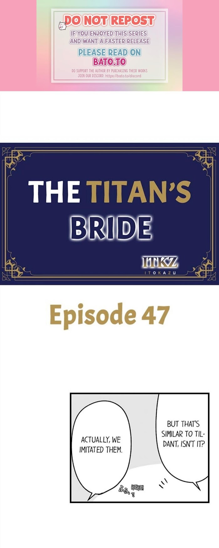 The Titan's Bride Chapter 47 - Picture 1