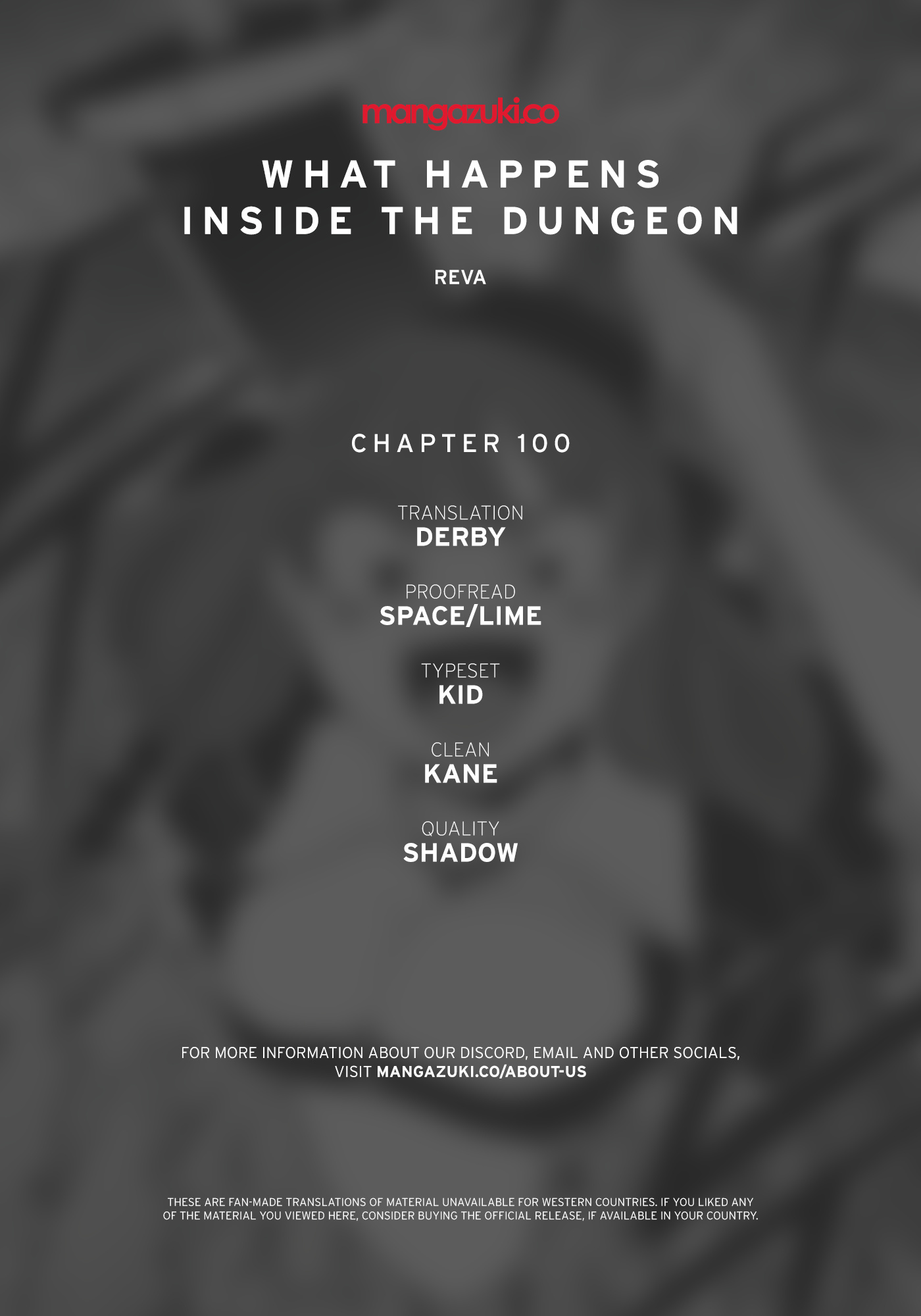 What Happens Inside The Dungeon Chapter 100 - Picture 1