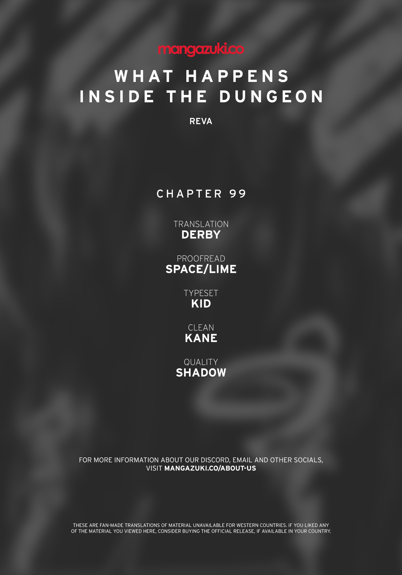What Happens Inside The Dungeon Chapter 99 - Picture 1