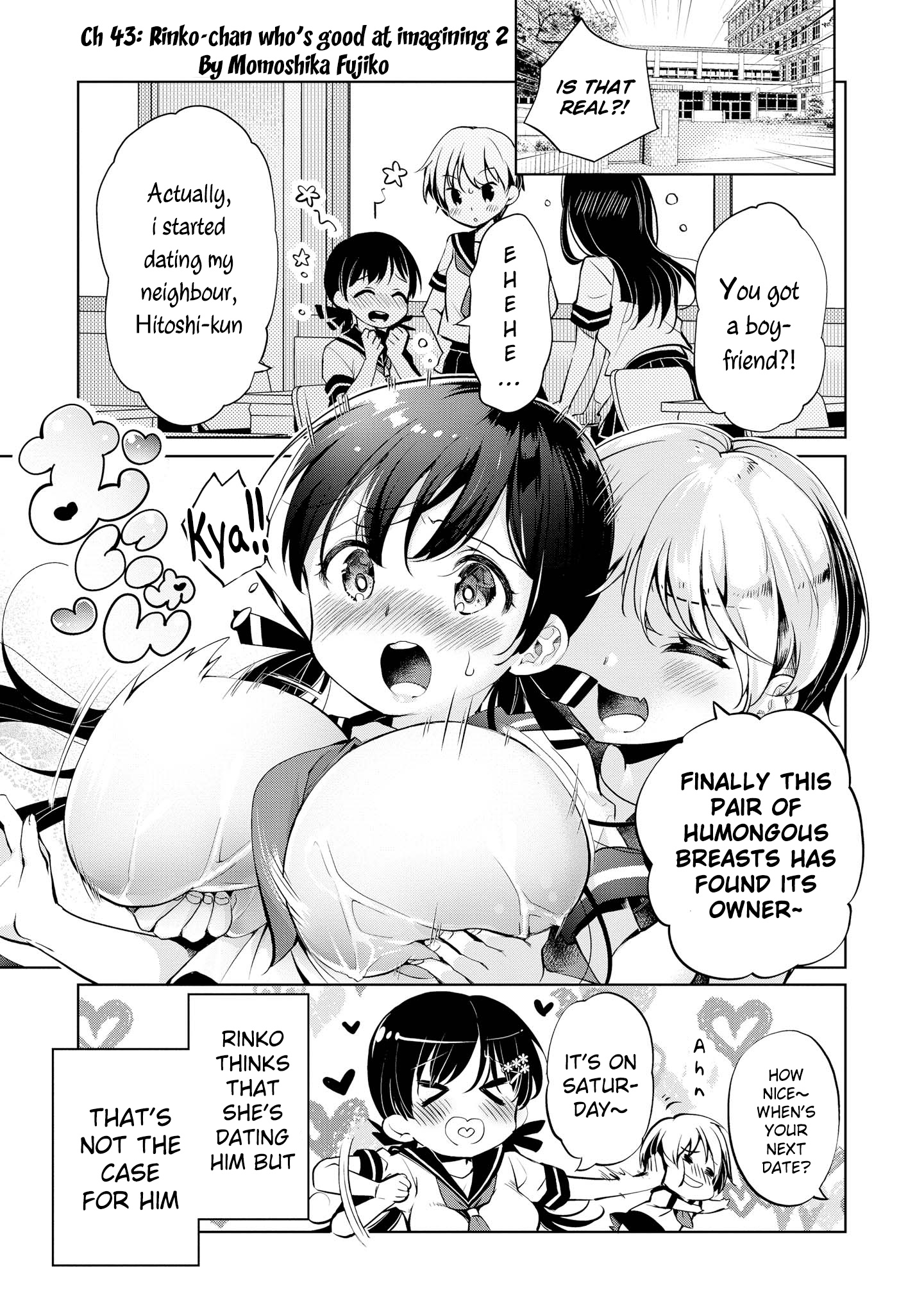 Do You Like Fluffy Boobs? Busty Girl Anthology Comic Vol.6 Chapter 43: Rinko-Chan Who's Good At Imagining 2 - Picture 2