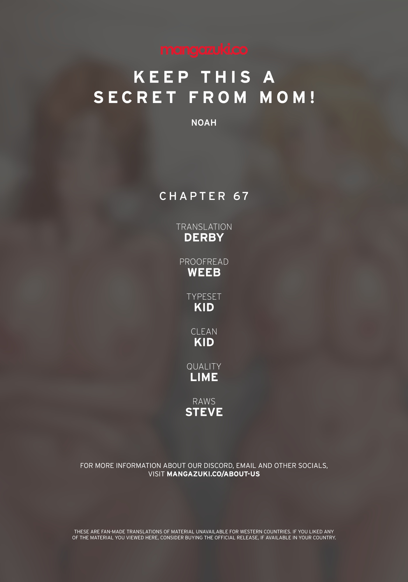 Keep This A Secret From Mom Chapter 67 - Picture 1