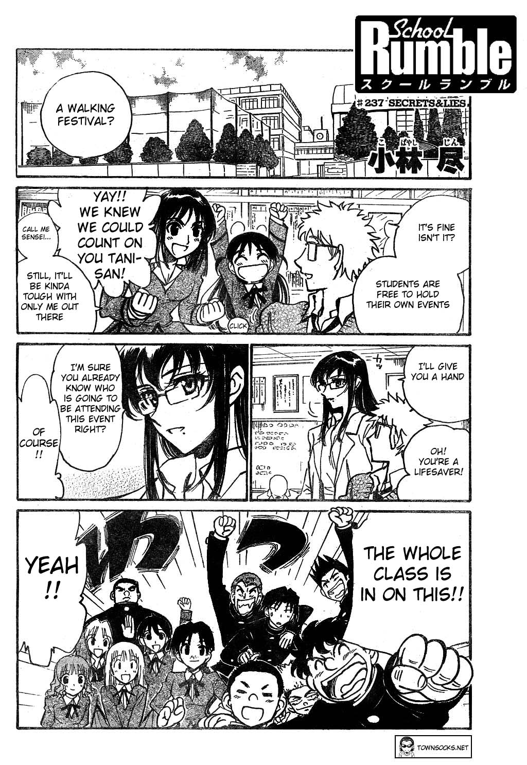 School Rumble Vol.19 Chapter 237: Secrets And Lies - Picture 1