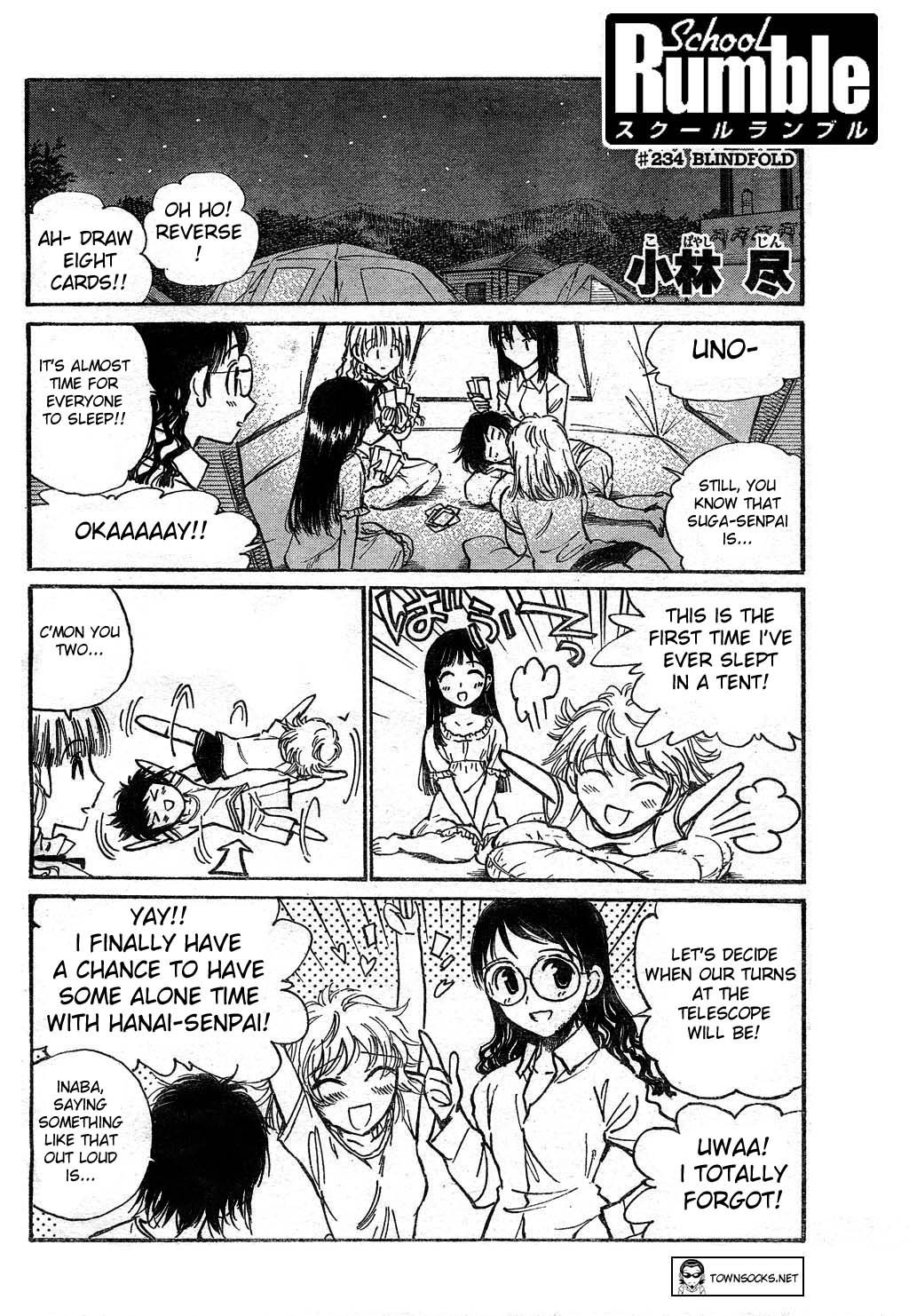 School Rumble Vol.19 Chapter 234: Blindfold - Picture 1