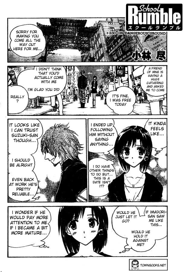 School Rumble Vol.19 Chapter 230: On Dangerous Ground - Picture 1