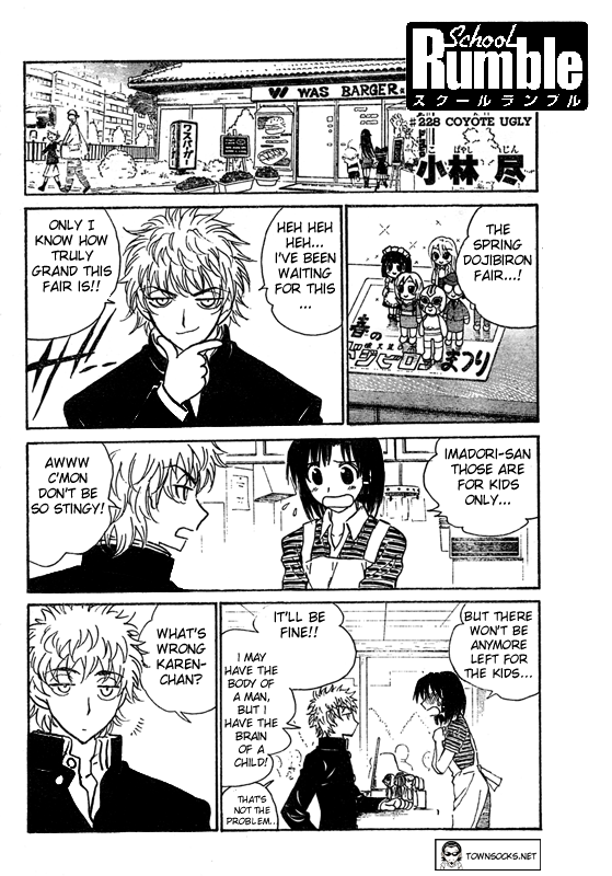 School Rumble Vol.18 Chapter 228.2: Coyote Ugly - Picture 1