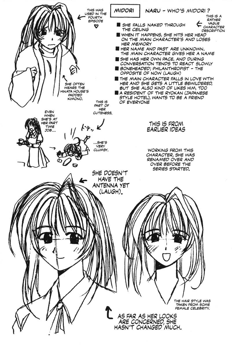 Love Hina Vol.1 Chapter 6.5: Early Character Designs - Picture 2
