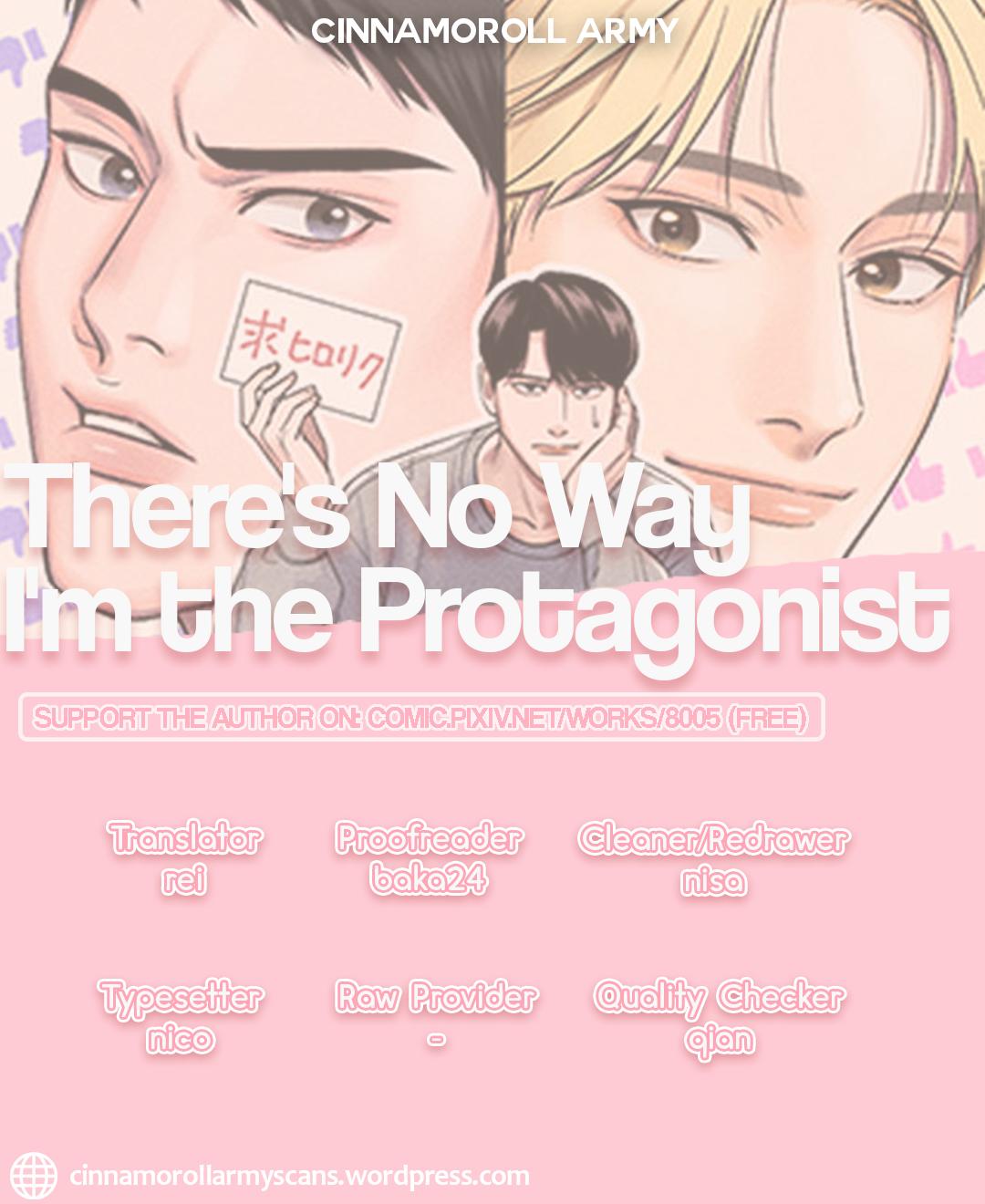 There's No Way I'm The Protagonist - Page 1