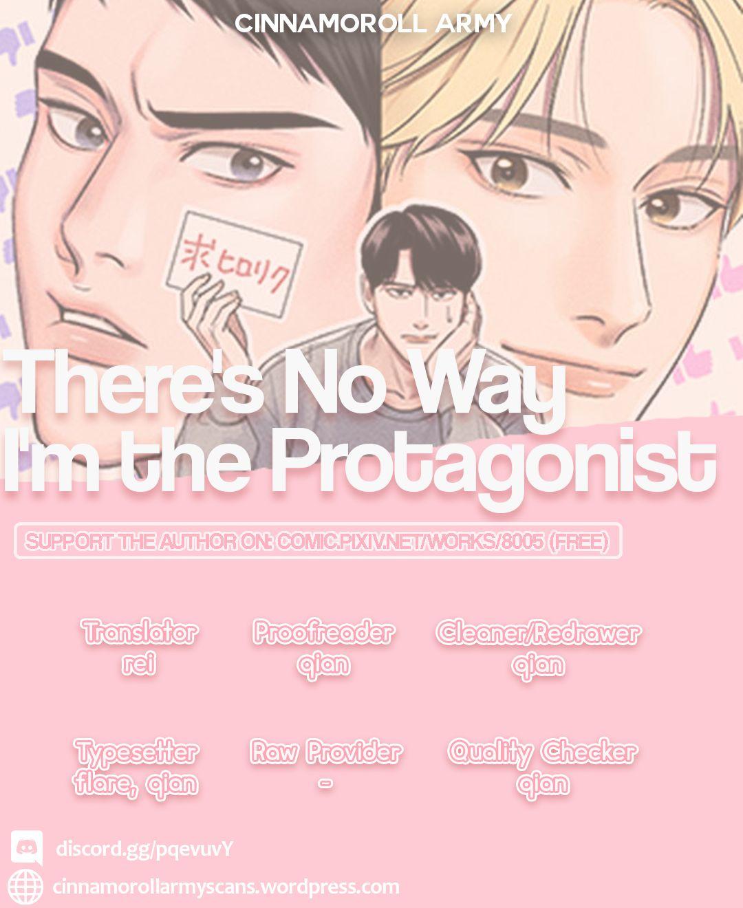 There's No Way I'm The Protagonist - Page 1