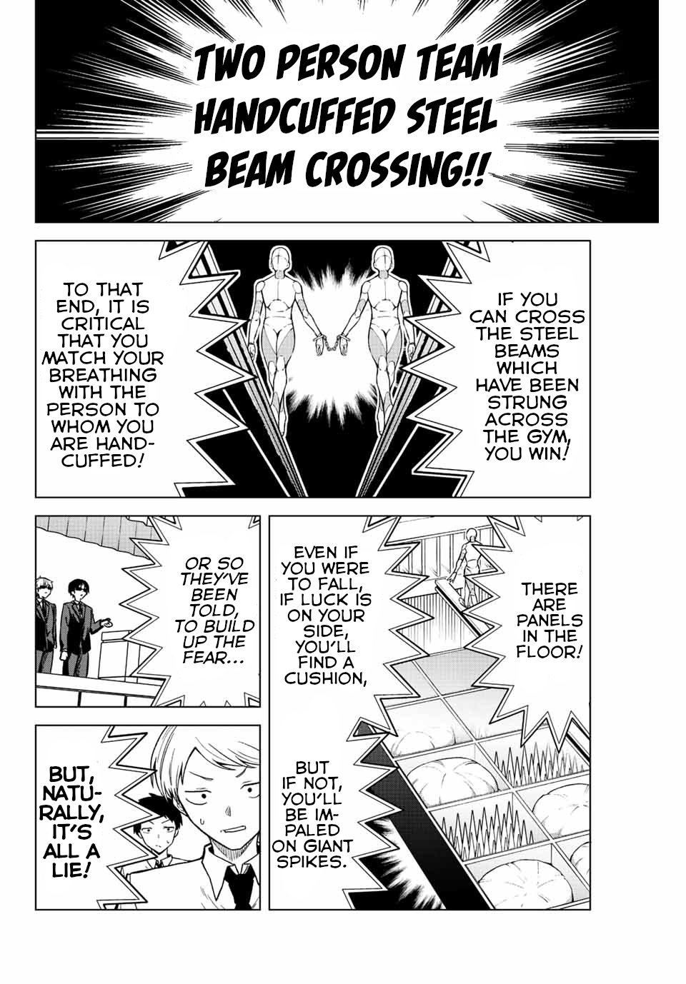 The Death Game Is All That Saotome-San Has Left Chapter 25: Nothing But Crossing A Steel Beam (1.) - Picture 2