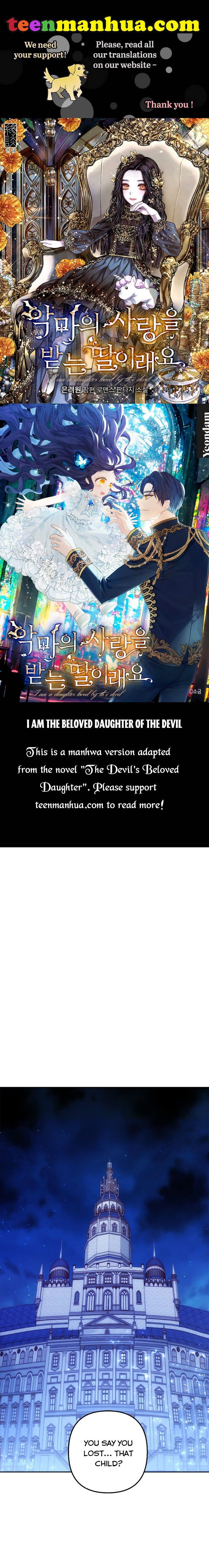 I Am A Daughter Loved By The Devil Chapter 8 - Picture 1