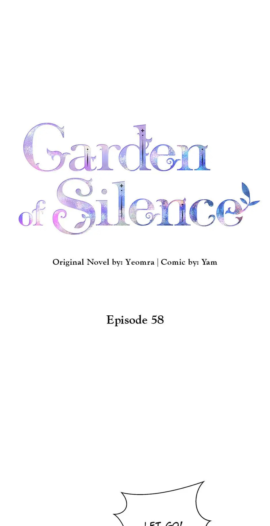 A Silent Garden Chapter 58 - Picture 1