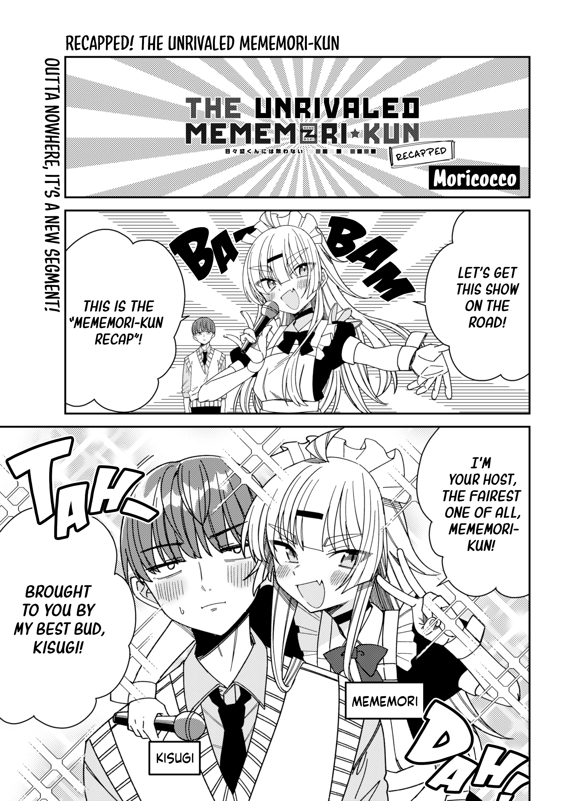 Unparalleled Mememori-Kun Chapter 13.2: Recapped! 01 - Picture 1