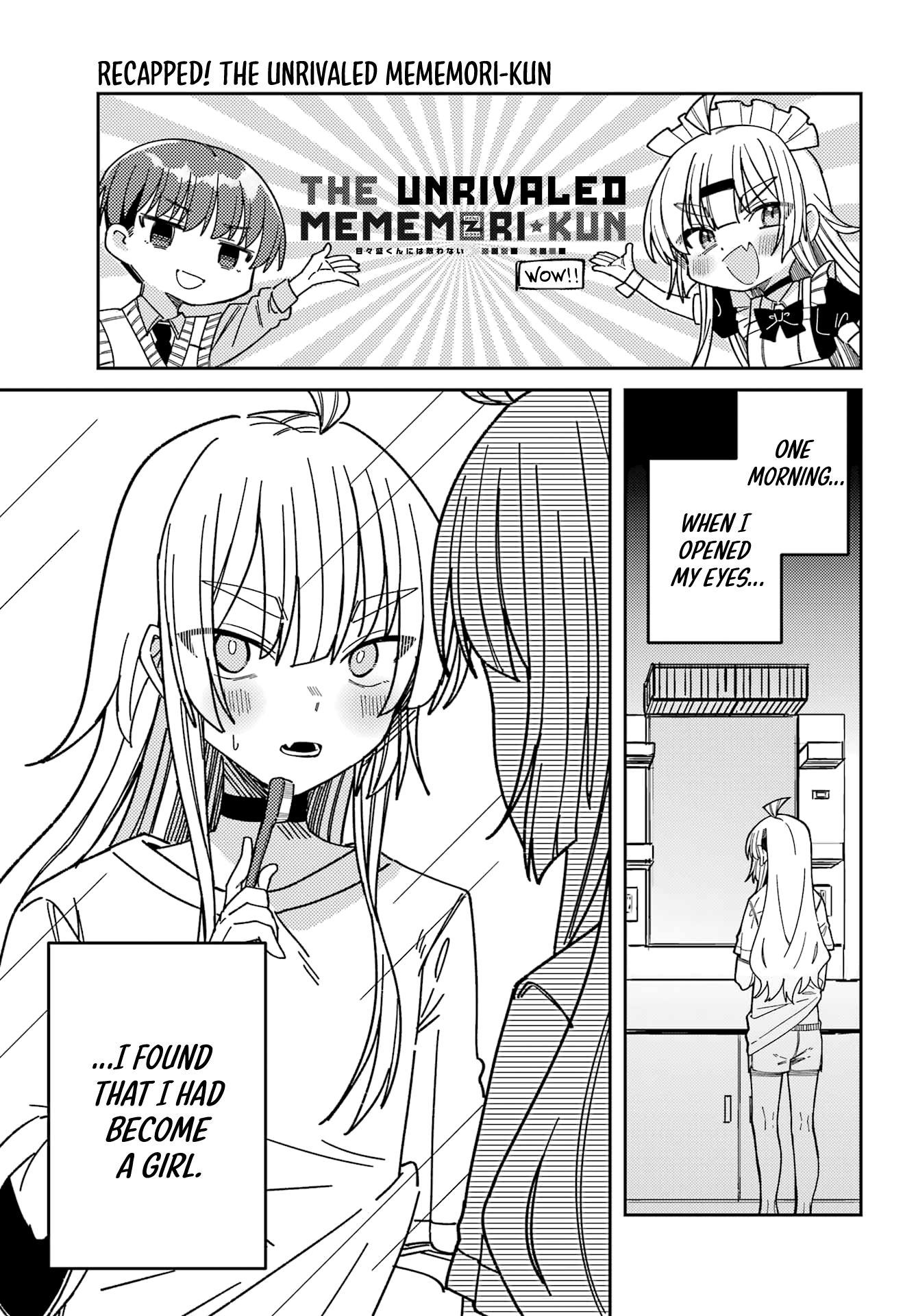 Unparalleled Mememori-Kun Chapter 13.2: Recapped! 01 - Picture 3