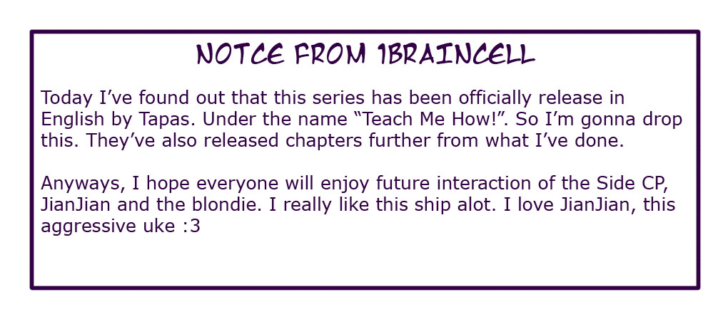 I'm Telling The Teacher Chapter 33.5: Notice - Picture 1
