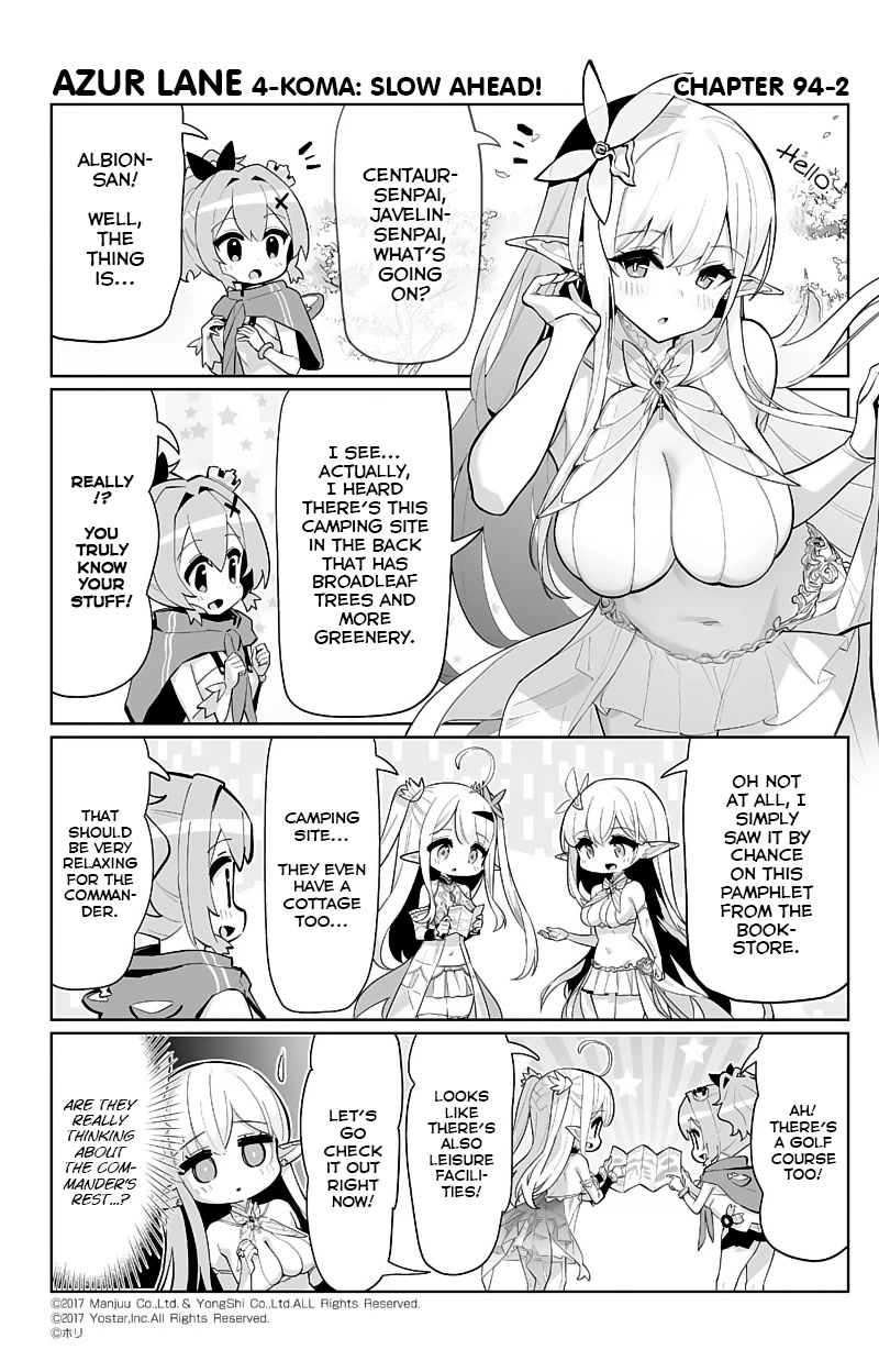 Azur Lane 4-Koma: Slow Ahead Chapter 94 - Picture 2