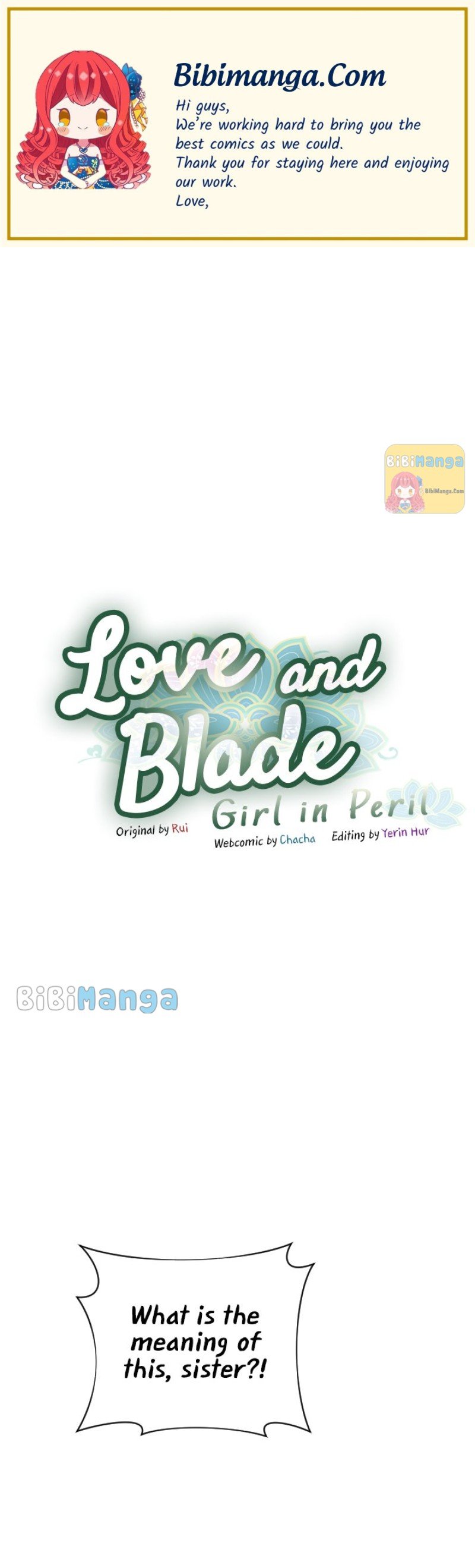 Love And Blade: Girl In Peril Chapter 21 - Picture 1