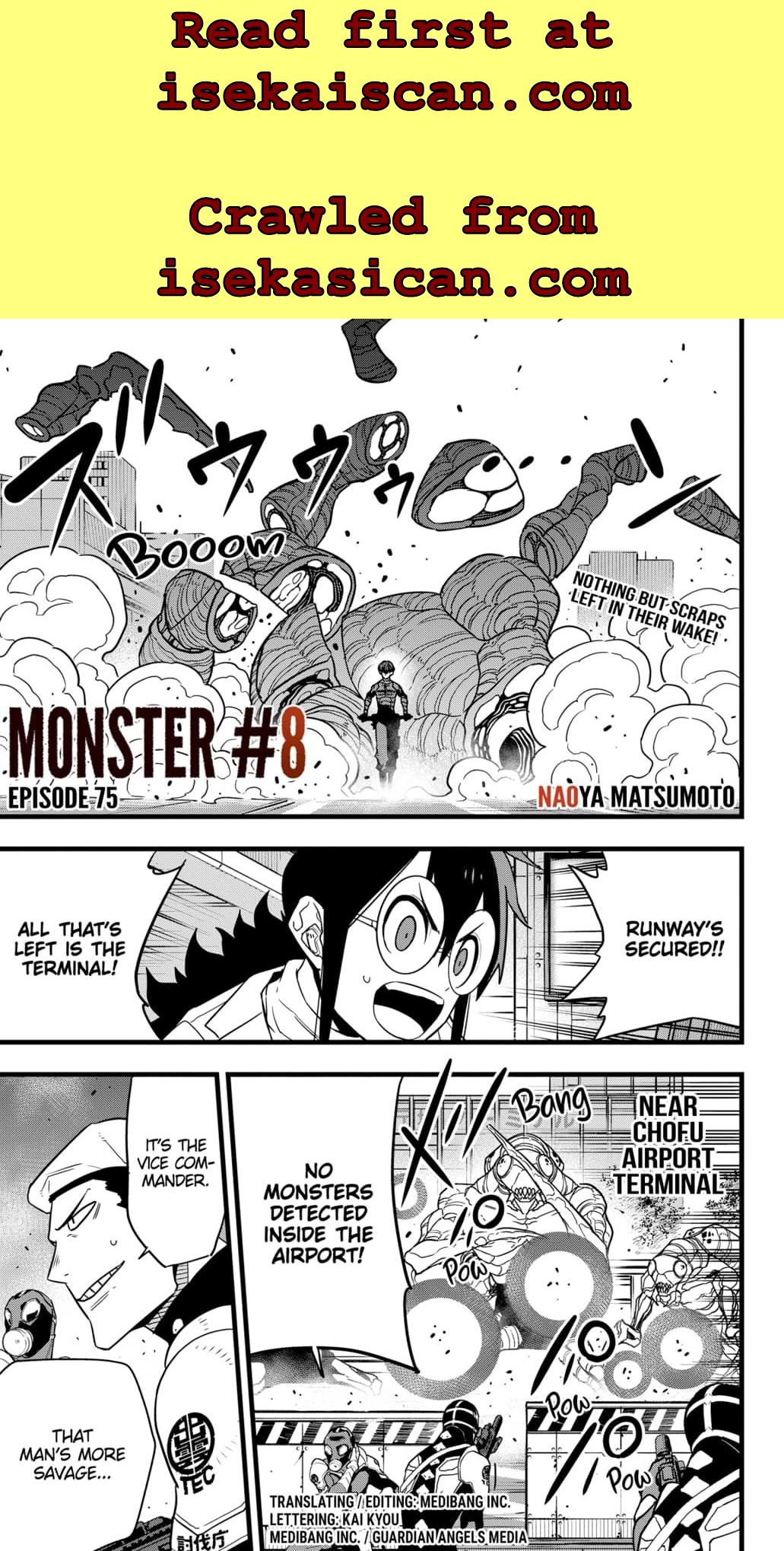 Kaiju No. 8 Chapter 75 - Picture 1