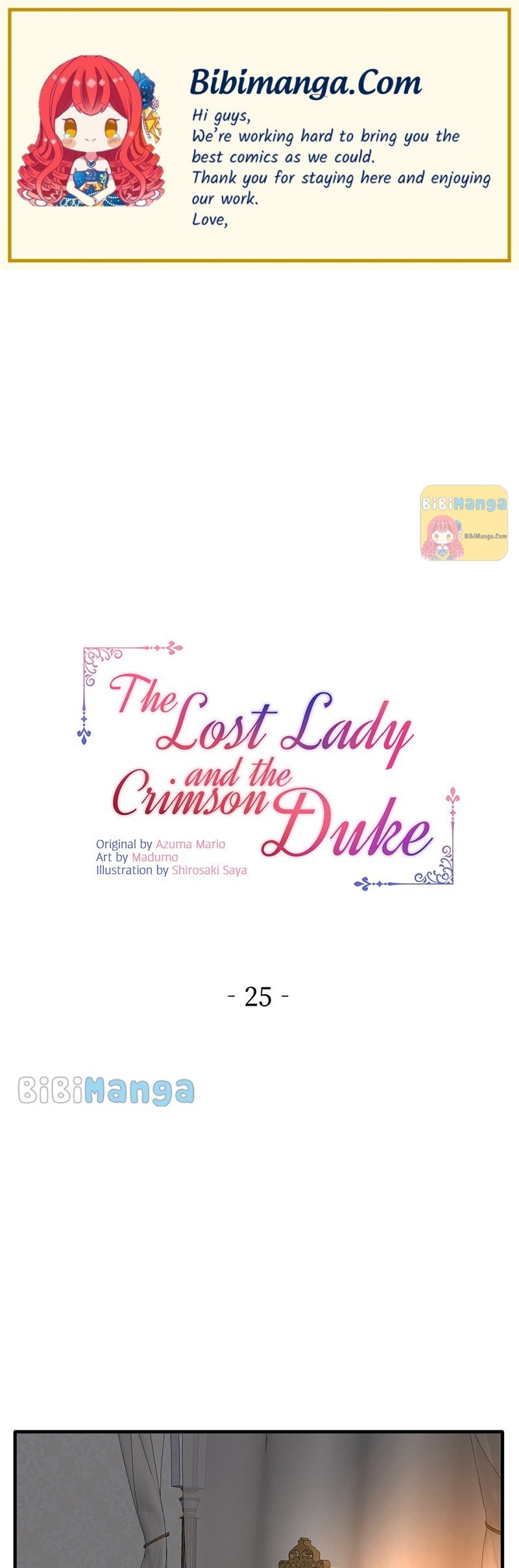 The Lost Lady And The Crimson Duke Chapter 25 - Picture 1