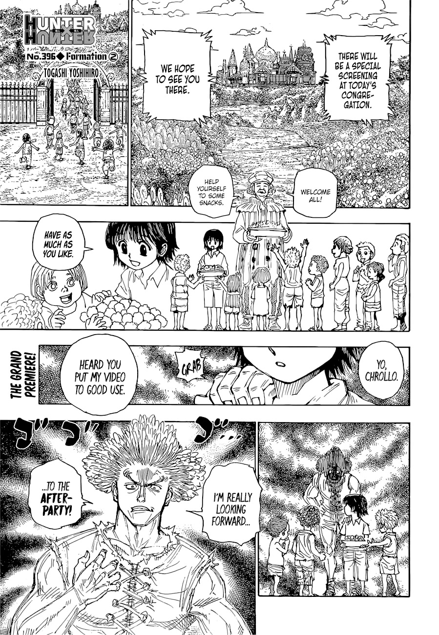 Hunter X Hunter Chapter 396: Formation ② - Picture 1