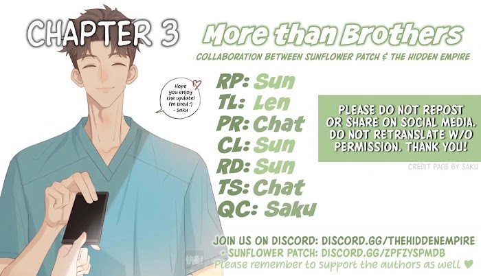 More Than Brothers Chapter 3 : The Coming Days Are Long - Picture 1