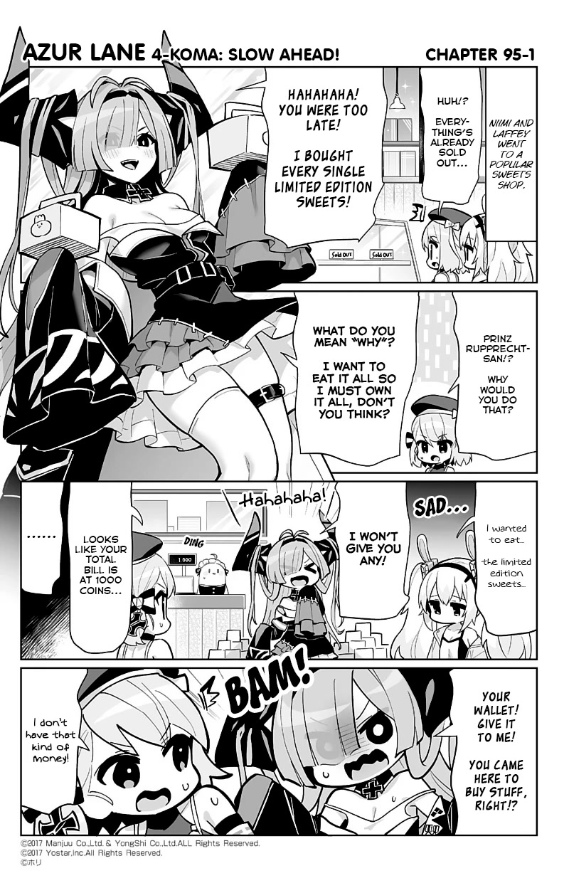 Azur Lane 4-Koma: Slow Ahead Chapter 95 - Picture 1
