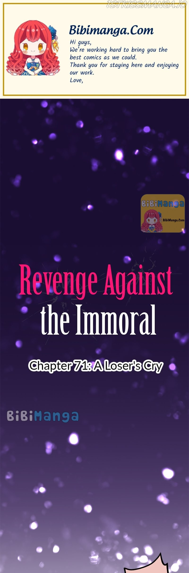 Revenge Against The Immoral Chapter 71 - Picture 1