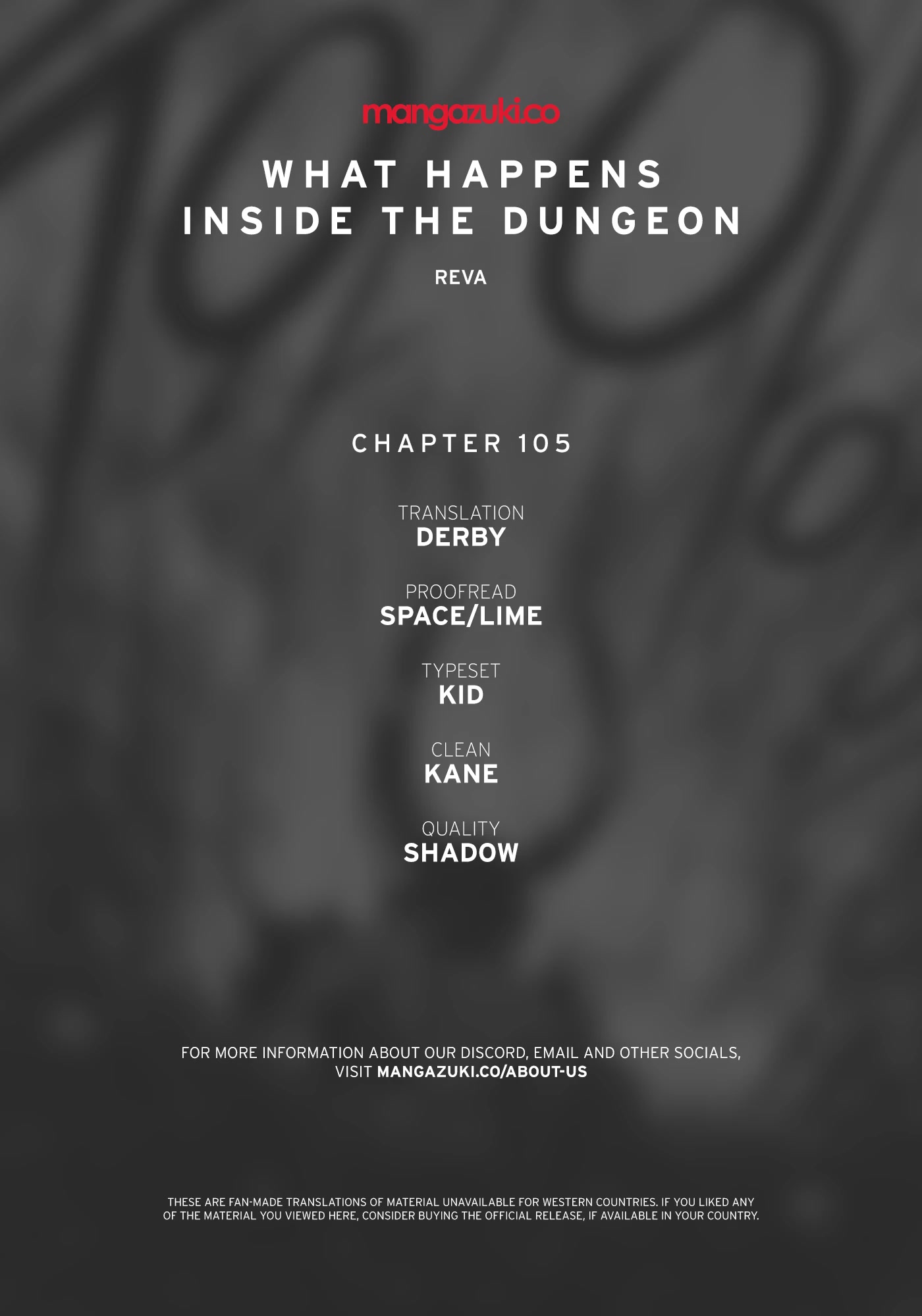 What Happens Inside The Dungeon Chapter 105 - Picture 1