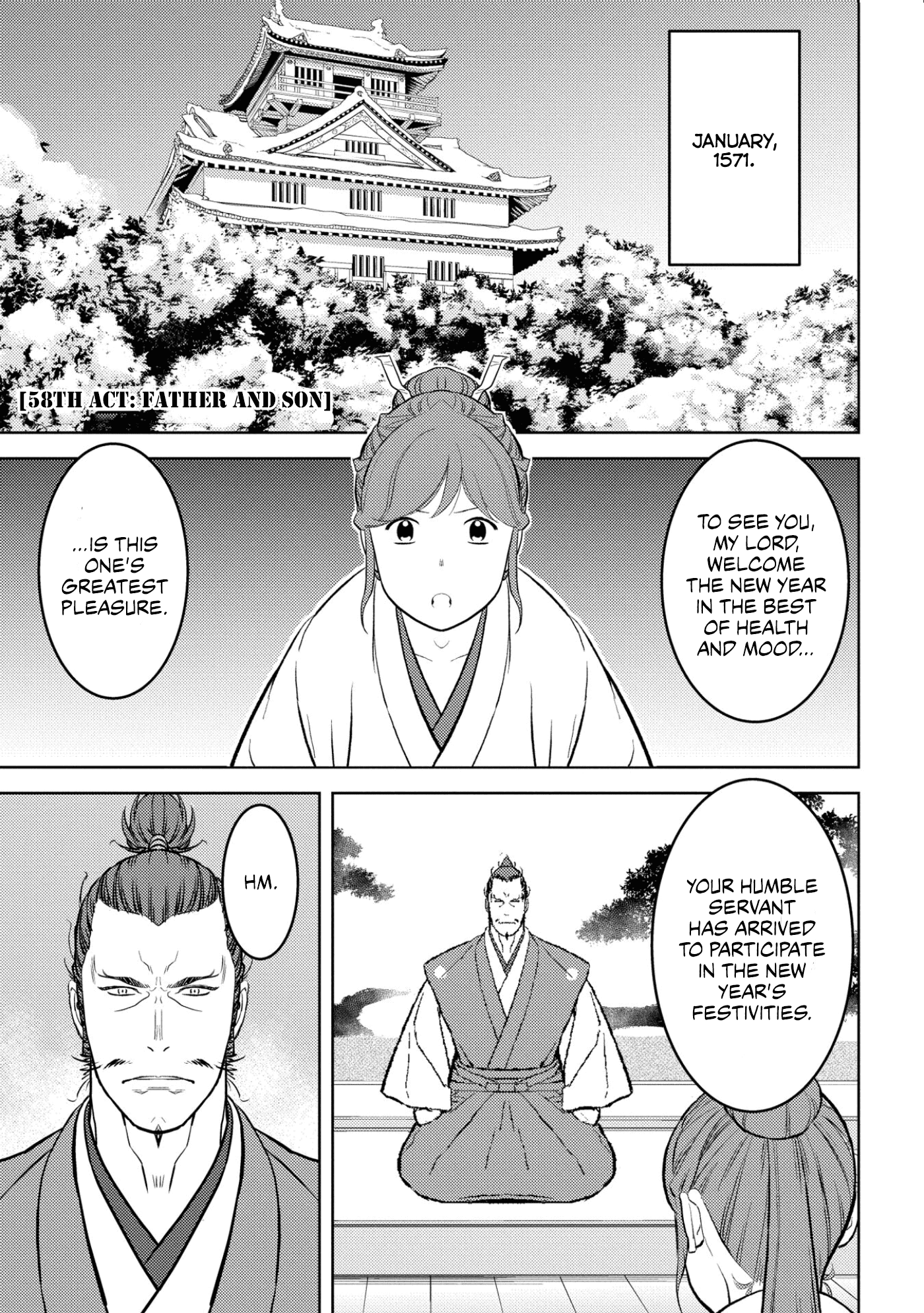 Sengoku Komachi Kurou Tan! Chapter 58: Father And Son - Picture 2