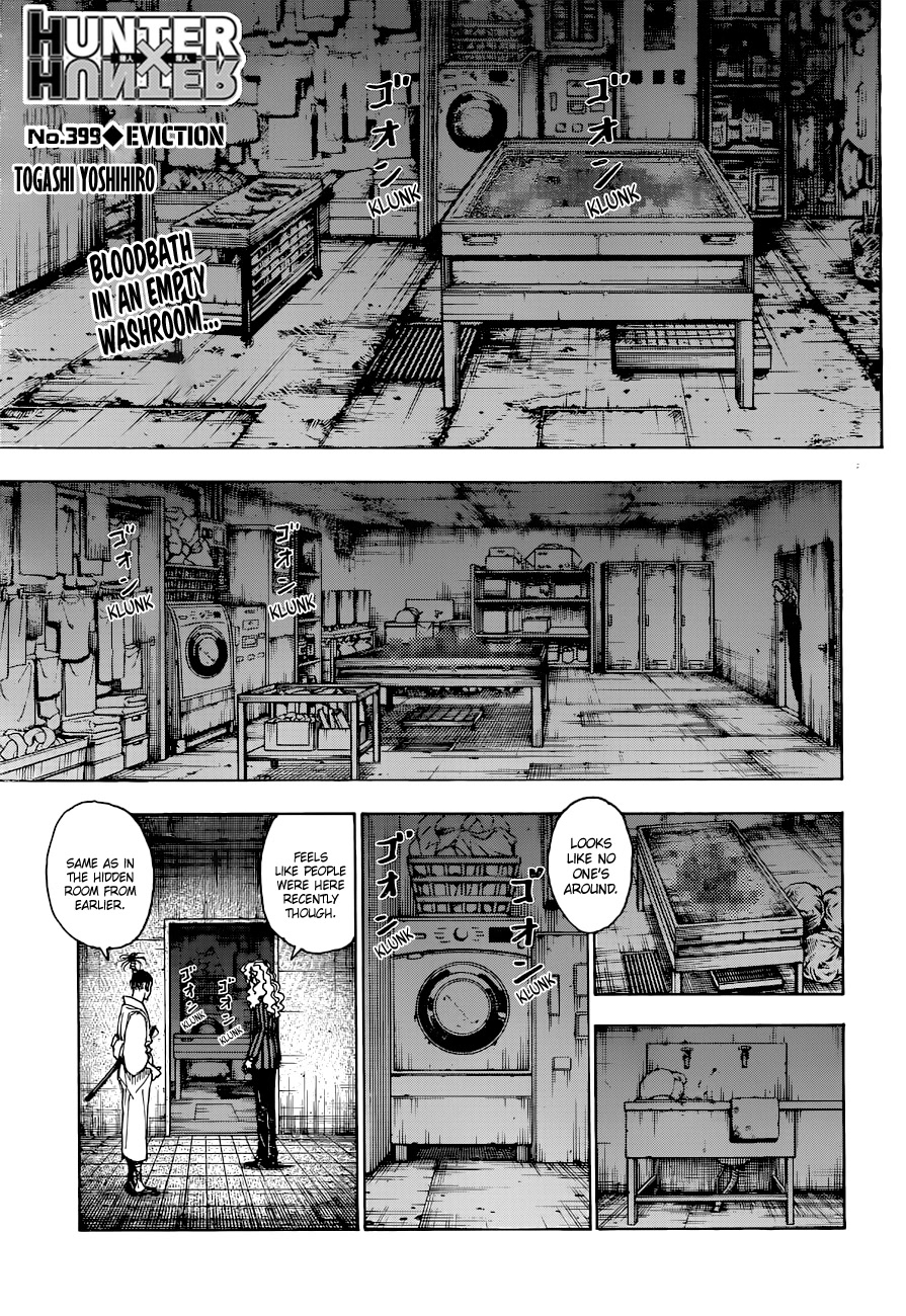Hunter X Hunter Chapter 399: Eviction - Picture 1