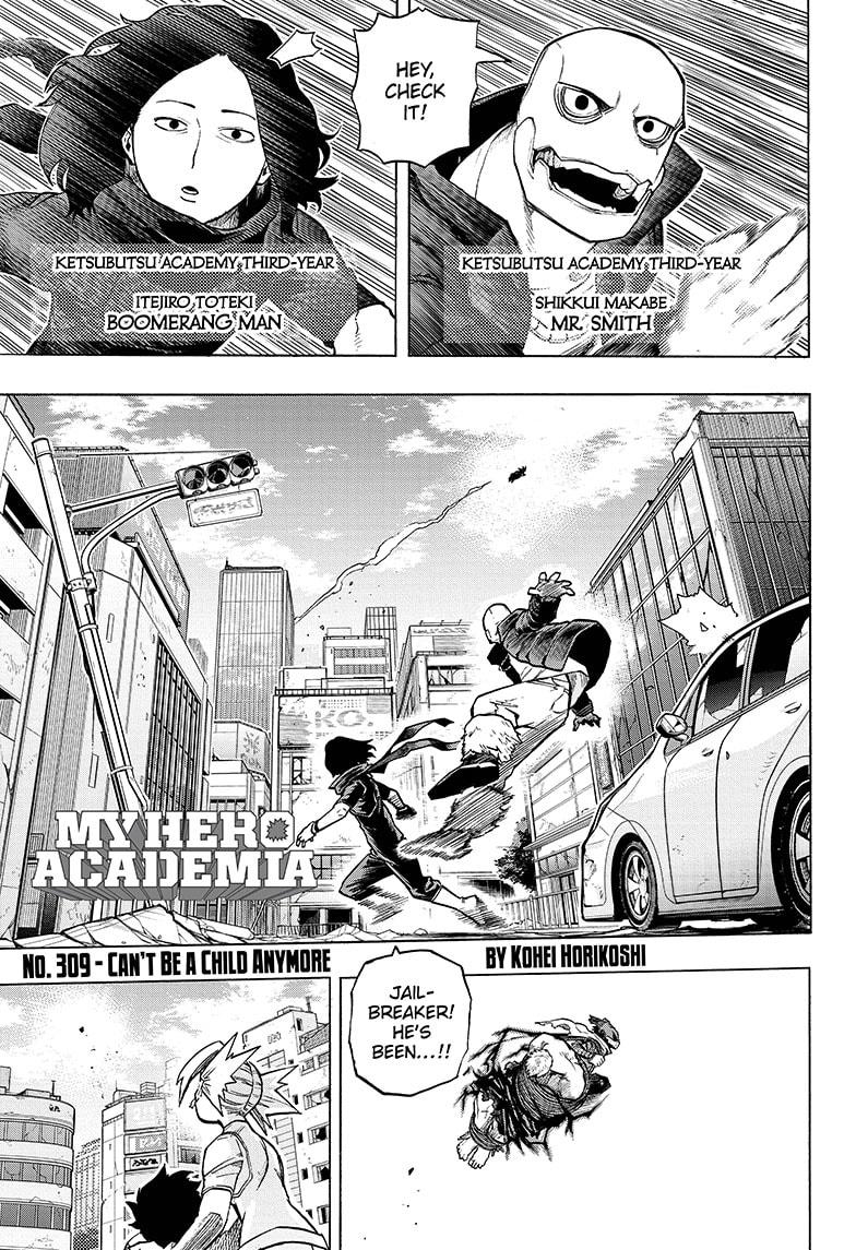 Boku No Hero Academia Chapter 309 - Picture 1