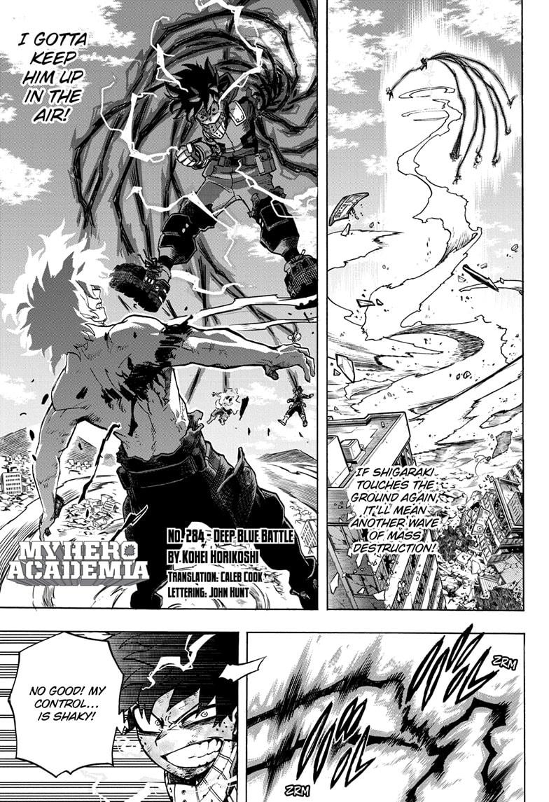 Boku No Hero Academia Chapter 284 - Picture 1