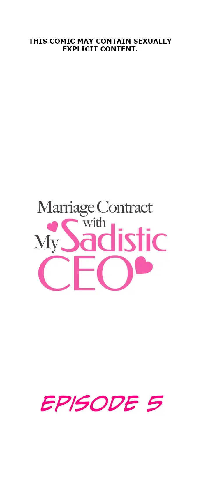 Marriage Contract With My Sadistic Ceo Chapter 5 - Picture 1