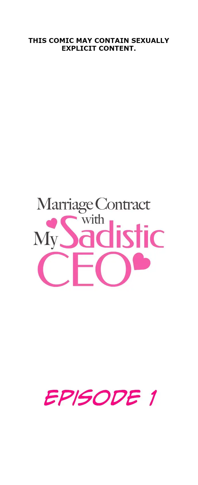 Marriage Contract With My Sadistic Ceo Chapter 1 - Picture 1