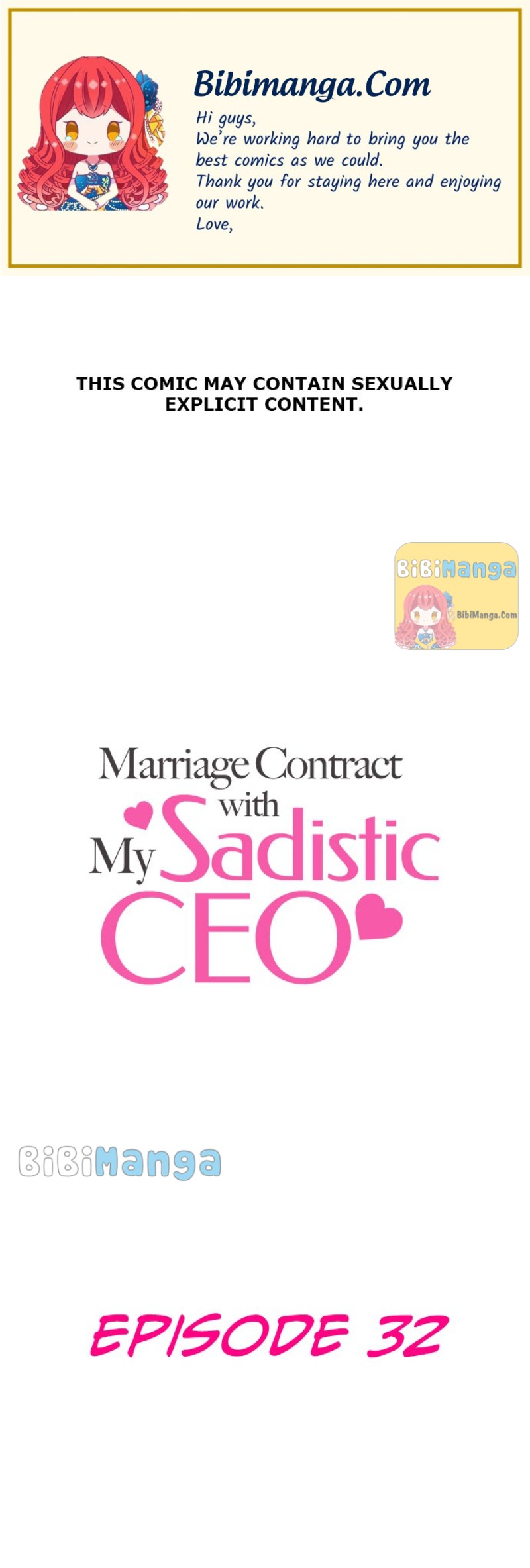 Marriage Contract With My Sadistic Ceo Chapter 32 - Picture 1