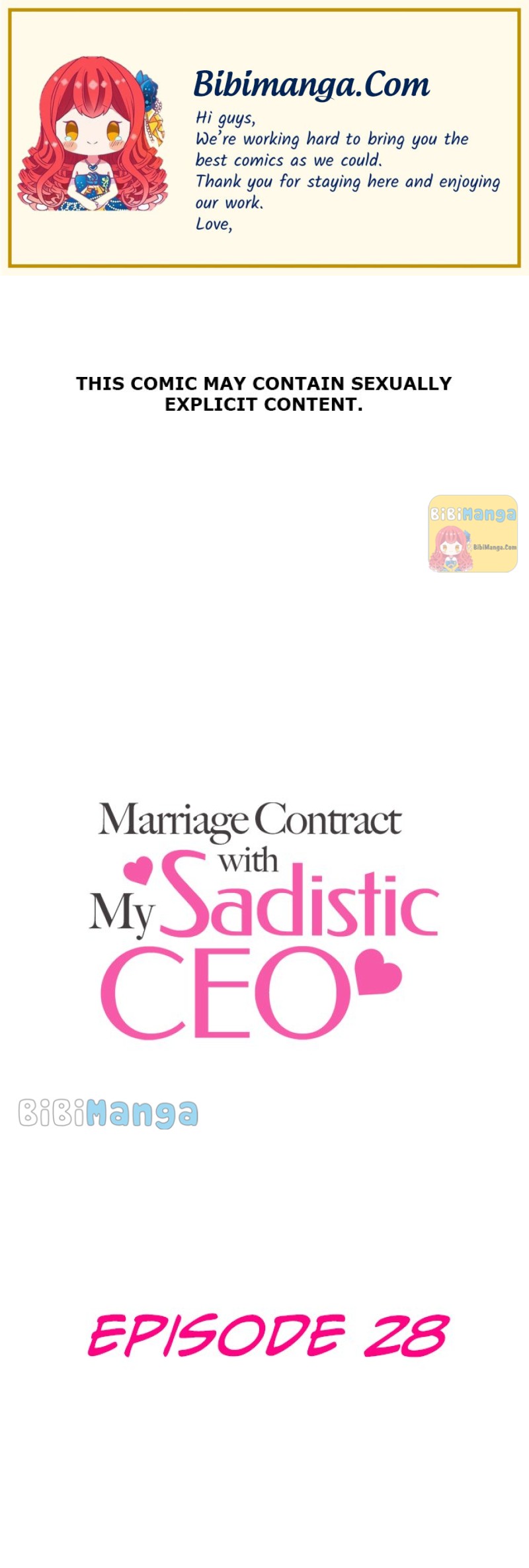 Marriage Contract With My Sadistic Ceo - Page 1