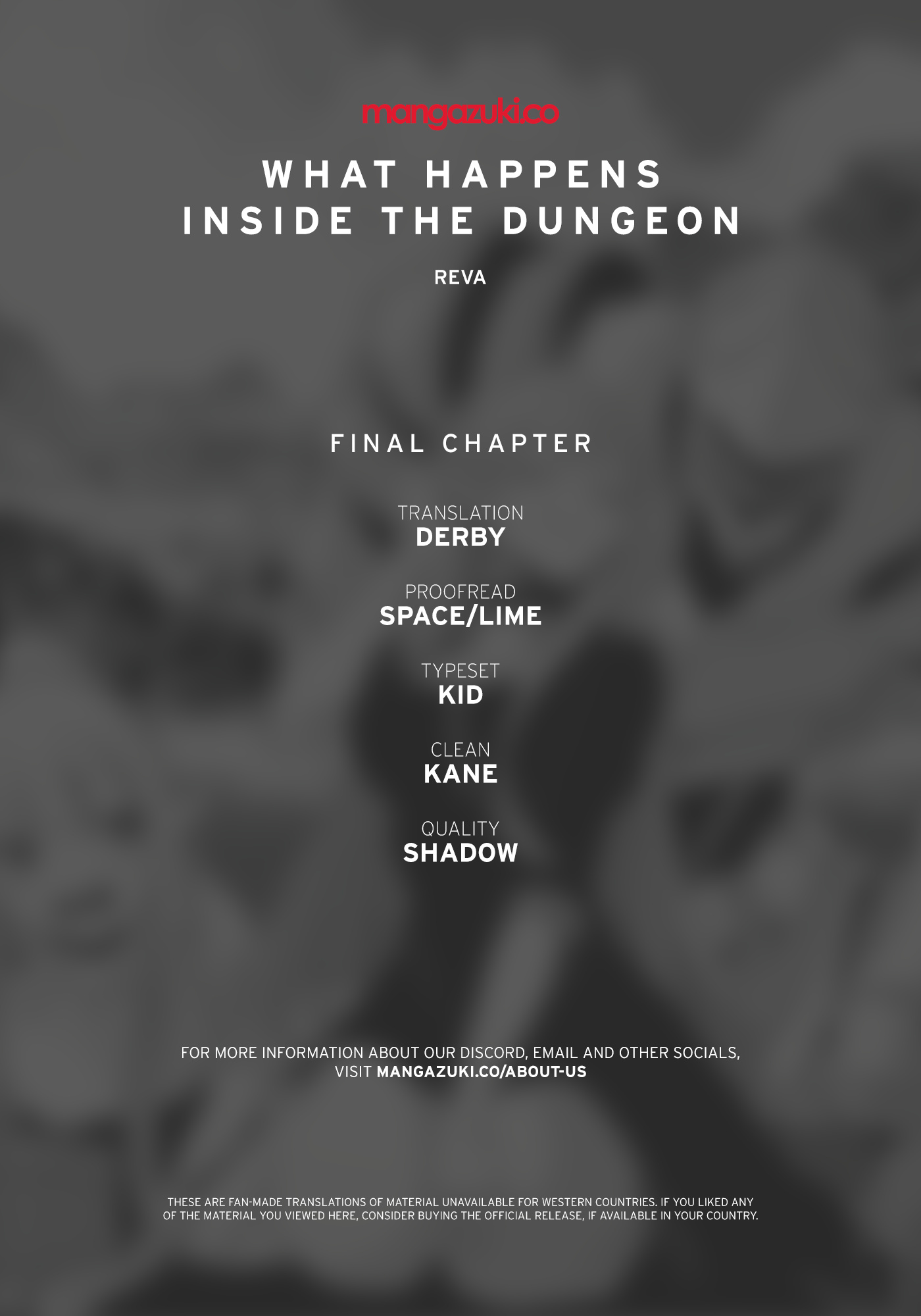 What Happens Inside The Dungeon Chapter 110: Final Chapter - Picture 1