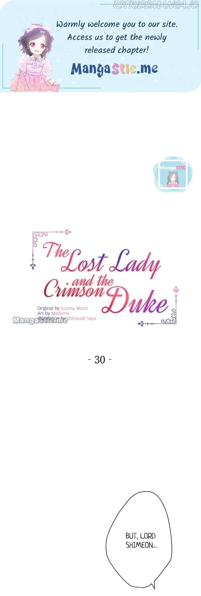 The Lost Lady And The Crimson Duke Chapter 30 - Picture 1